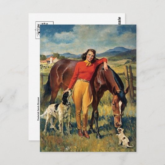 クラシックイラストレーションはがき ポストカード (正面/裏面)