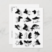 クラシックイラストレーションはがき ポストカード (正面/裏面)