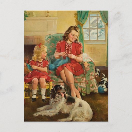 クラシックイラストレーションはがき ポストカード (正面)