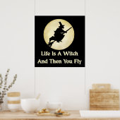 クラシックウィッチことわざ ポスター (キッチン)