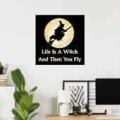 クラシックウィッチことわざ ポスター (ホームオフィス)