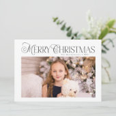 クラシックウィンターブルー数々のホリデー シーズンカード (スタンド正面)