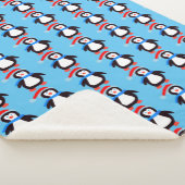 クラシックウィンターペンギン シェルパブランケット (3/4)