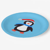 クラシックウィンターペンギン ペーパープレート (アングル)
