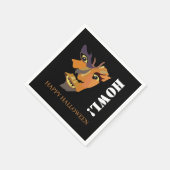 クラシックウェアウルフ ハッピーハロウィン スタンダードカクテルナプキン (角)