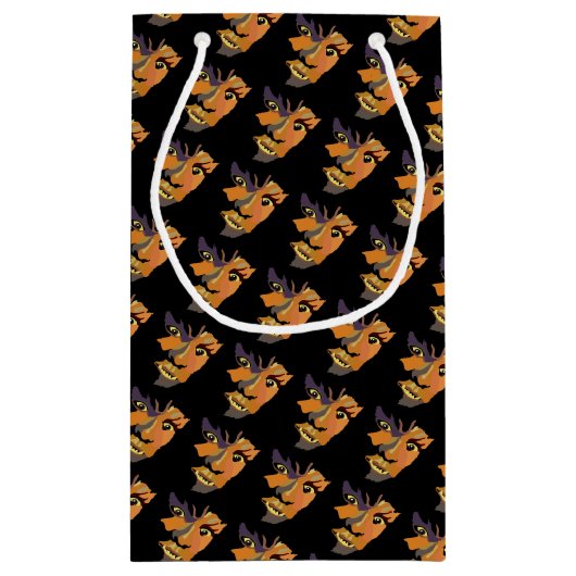 クラシックウェアウルフ ハロウィンパーティー スモールペーパーバッグ (裏面)