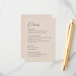 クラシックウォーターカラーイングリッシュマナーハウス結婚ズ エンクロージャーカード