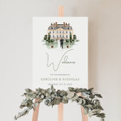 クラシックウォーターカラーイングリッシュマナーハウス結婚ズ ポスター