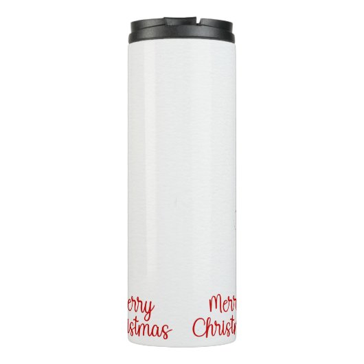 クラシックウォーターカラーキャンディーケーンクリスマスリース タンブラー (裏面)