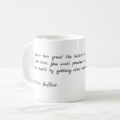 クラシックウォーレンビュッフェマグオンタレント コーヒーマグカップ (正面左)