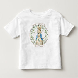 クラシックウサギ誕生日 トドラーTシャツ