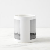 クラシックウッドヨット コーヒーマグカップ (中央)