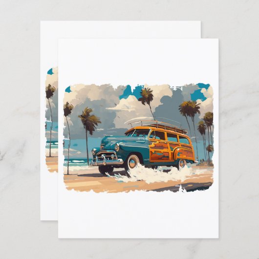 クラシックウディワゴン (正面/裏面)