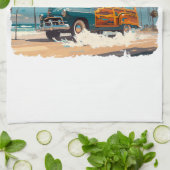 クラシックウディワゴン キッチンタオル (折り畳み)