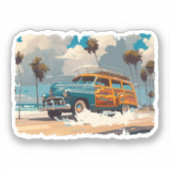 クラシックウディワゴン シール (正面)