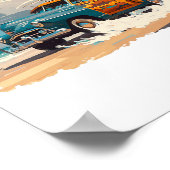 クラシックウディワゴン ポスター (角)