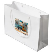 クラシックウディワゴン ラージペーパーバッグ (裏面アングル)