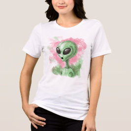 クラシックエイリアンイラスト トライブレンドTシャツ
