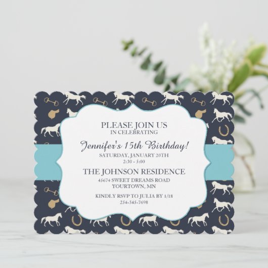 クラシックエクエストリアンガールズ第15誕生日 招待状 (スタンド正面)