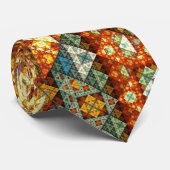 クラシックエジプトパターン(の模様が)あるタイ ネクタイ (ロール)