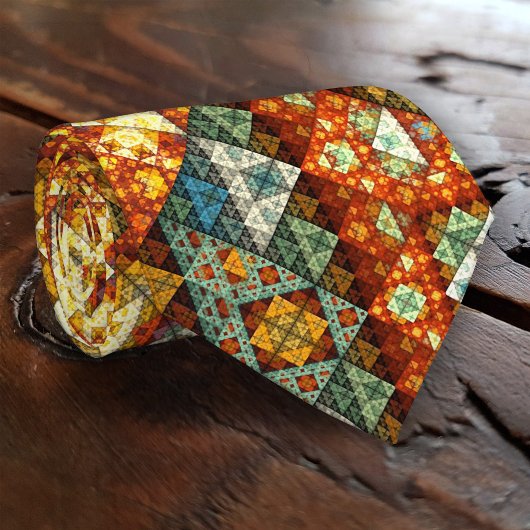 クラシックエジプトパターン(の模様が)あるタイ ネクタイ