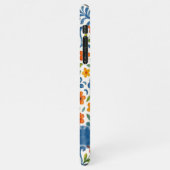 クラシックエスニック地中海のフローラアートパターン iPhoneケース (左側)