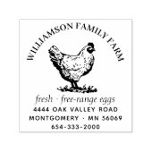 クラシックエッグカートン差出人住所 セルフインキングスタンプ (デザイン)