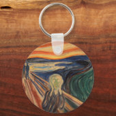 クラシックエドバードムンチザ絵画スクリーム キーホルダー (正面)