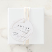 クラシックエレガンススクリプトモノグラム結婚式の引き出物 フェイバータグ (インサイチュ)