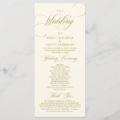 クラシックエレガンスヴィンテージ金ゴールド結婚,'s Selemy P プログラム (正面)