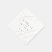 クラシックエレガンス書道モノグラム スタンダードカクテルナプキン (角)