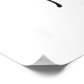 クラシックエレガンス結婚のメニュー ポスター (角)