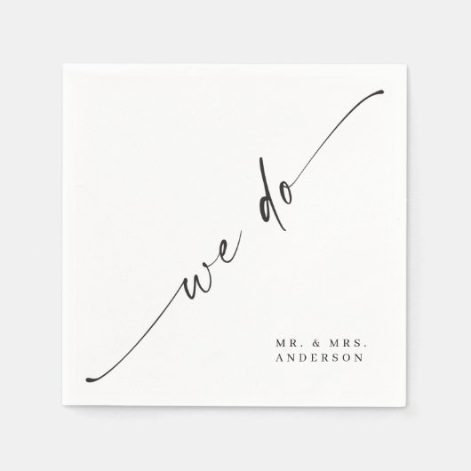 クラシックエレガンス結婚カクテルナプキン スタンダードカクテルナプキン (正面)