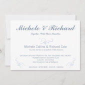 クラシックエレガンス結婚ズ 招待状 (正面)