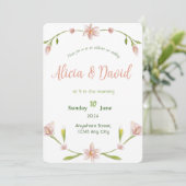 クラシックエレガンス結婚式招待状 招待状 (スタンド正面)