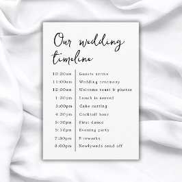 クラシックエレガントのタイムラ結婚イン エンクロージャーカード