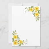 クラシックエレガントウェディング招待状 – タイムレス 招待状 (裏面)