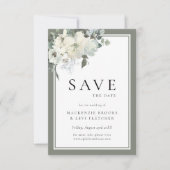 クラシックエレガントオリーブウォーターフローラ セーブザデート (正面)