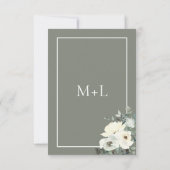 クラシックエレガントオリーブウォーターフローラ セーブザデート (裏面)