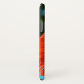 クラシックエレガントオレンジフローラ花 Case-Mate iPhoneケース (裏面/右)