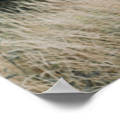 クラシックエレガントカップルのシャワーフォトサイン ポスター (角)