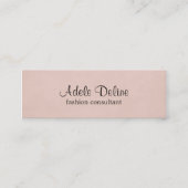 クラシックエレガントコンサルタント スキニー名刺 (正面)