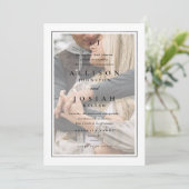 クラシックエレガントシルバ結婚ー 招待状 (スタンド正面)