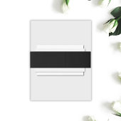 クラシックエレガントシンプルスクリプト 招待状ベリーバンド