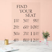 クラシックエレガントシンプルモダン アクリルサイン (ウェディング)