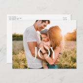 クラシックエレガントジョイ・ホリデー写真 ポストカード (正面/裏面)