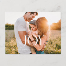 クラシックエレガントジョイ・ホリデー写真 ポストカード