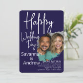 クラシックエレガントスクリプト結婚式招待状 招待状 (スタンド正面)