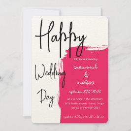 クラシックエレガントスクリプト結婚式招待状 招待状