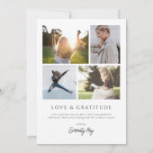 クラシックエレガントスクリプト サンキューカード (裏面)